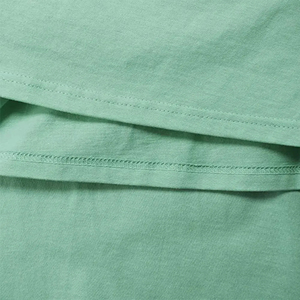 เสื้อกล้ามผู้ชายสีพื้น ผ้าฝ้าย คอกลม สไตล์ลำลอง ทรงเข้ารูป สีเขียวอ่อน ผ้าถัก ระบายอากาศ เหมาะกับกิจกรรมกลางแจ้ง ปรับแต่งขนาดได้ - Product Image 4