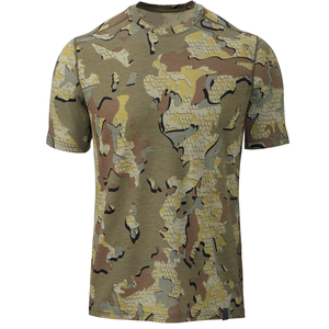 T-shirts respirants 100 % coton pour hommes, coupe ample, motif camouflage vintage personnalisé, pour activités de plein air, camping, randonnée et chasse - Product Image 1