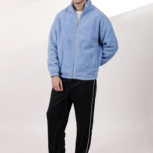 Soft Winter Outerwear <b>Sherpa</b> Jacket With Plush <b>Fleece</b> Construction Comfortable Shape And Zip Front <b>Sherpa</b> Jacket - Product Image 5