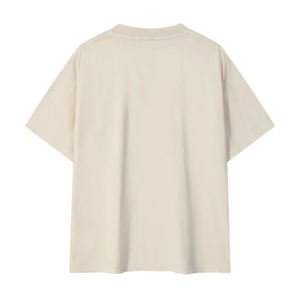 Custom Men's 100% Cotton T Shirt OEM ODM Manufacturer Wholesale <b>Plain</b> Round Neck Short Sleeve Custom Logo Printed Tee - Product Image 6