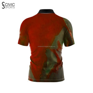 Camisetas Polo Personalizadas con Cierre / Camisetas Polo de Bolos con Impresión por Sublimación, Diseño Personalizado al por Mayor - Product Image 2