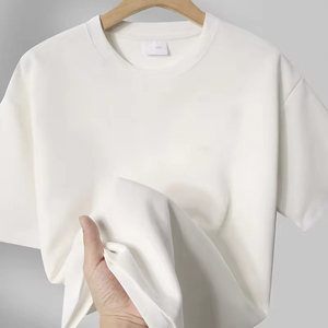 T-shirts vierges 100 % coton de haute qualité, prix usine, fabricant, impression de logo personnalisé, manches courtes, coupe classique, 220 g, unisexe - Product Image 5