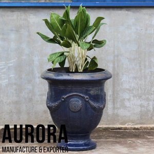 Vente directe d'usine de poteries vietnamiennes, pot en céramique pour la décoration intérieure avec logo personnalisé - Product Image 4