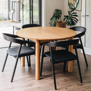 Table à manger moderne en teck massif de qualité supérieure, base sculptée, durable, écologique, mobilier hôtelier en gros - Product Image 2