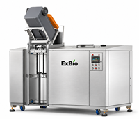 Machine à Compostage des Déchets Alimentaires Eco Smart 5 HP, Construction en Acier Inoxydable pour Restaurants, Écoles, Hôpitaux - Écologique