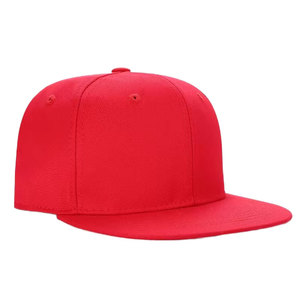 Premium 6 Panel <b>Flat</b> Brim Snapback Caps Custom Baseball Sports <b>Hats</b> with Adjustable Closure Custom Logo Branding Embroidery - Product Image 4