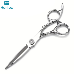 Ciseaux de coiffure ergonomiques en acier inoxydable de qualité professionnelle, pour droitiers, avec poignée confortable, couleur violette, coupe parfaite à chaque fois - Product Image 5