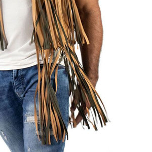 Chaleco de Traje de Cuero de Ante para Hombre, Estilo Vaquero Occidental, Casual, de Alta Calidad, Hecho a Medida, Nuevo Estilo 2026 - Product Image 3