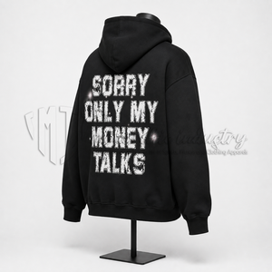 Sudadera con capucha y cremallera para hombre, negra, con estampado gráfico, estilo urbano, hip hop, con estampado de dibujos animados, de forro polar, personalizada, OEM, al por mayor - Product Image 5