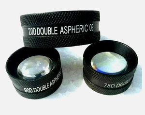 Exportador Internacional de Equipos Médicos, Paquete de Lentes 20D, 90D y 78D para Optometría y Oftalmología, Estuches Individuales de Plástico - Product Image 6