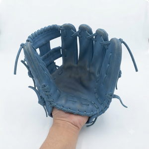 Professional Leather <b>Baseball</b> Glove H-Web Right-Handed Full Finger Hook And Loop Closure Outfield Adult All Seasons - Product Image 4