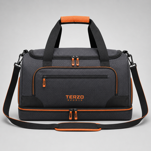 Sac de voyage extensible léger de haute qualité avec logo personnalisé, compartiment à chaussures, résistant à l'eau, sac de sport - Product Image 1