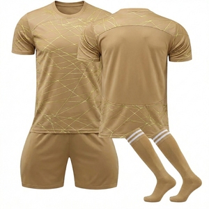 Maillot de football personnalisé pour tournoi national, manches courtes, séchage rapide, logo en silicone, vêtements de club sublimés, adulte - Product Image 4