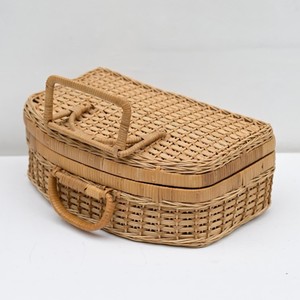 Kids travel <b>suitcase</b> boho decor <b>suitcases</b> natural braided rattan luggage travelling luggages - Product Image 3