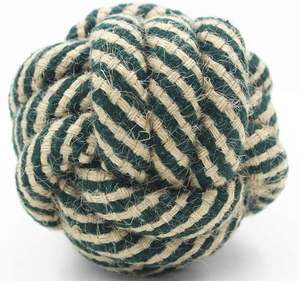 Juguete para Perros de Cuerda de Algodón Multicolor, Resistente a Mordidas, para Limpieza Dental, Pelota para Perros, Juguetes para Perros Mordedores Agresivos - Product Image 3