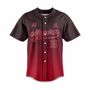 Maillot de baseball respirant grande taille pour hommes, personnalisable, imprimé par transfert thermique, qualité supérieure, vente en gros 2025 - Product Image 2