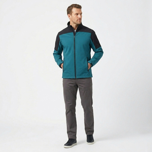 Fournisseur de vestes coupe-vent sur mesure en gros, design multi-poches, équipement de terrain coupe-vent, commande en gros, veste softshell - Product Image 6