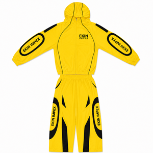 Wholesale <b>Y2K</b> Streetwear Polyester Tracksuit Men Hip Hop Zip Up Hoodie and <b>Trousers</b> Set Fashion Running Suit - Product Image 3