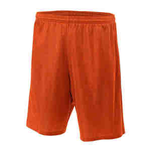 Custom Logo Men's High Quality Double <b>Layer</b> Polyester Gym Mesh Shorts <b>Mid</b> Waist Elastic Waist Breathable Heat-Transfer Printed - Product Image 1