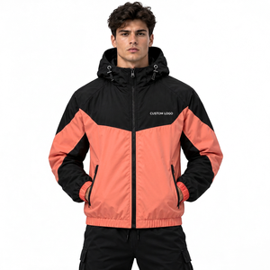 Chaqueta Cortavientos Ligera Personalizada para Hombre, Tejido Ecológico de Poliéster y Algodón, Ropa Urbana con Logotipo, Prenda Exterior de Moda - Product Image 3