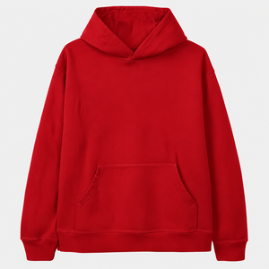 2026 Hot Selling Streetwear <b>Plain</b> <b>Hoodies</b> <b>Mens</b> Oversized Customized Embroidery Printing Bulk Quantity Solid Color 100% Cotton - Product Image 4