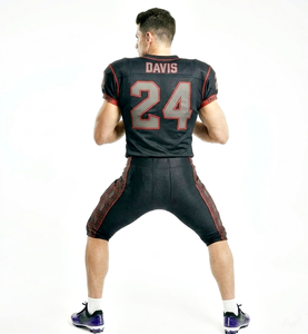 Custom Team name Soccer Football Uniform in Custom Color Breathable American Football Uniform Set Hot Selling at Wholesale - Product Image 4