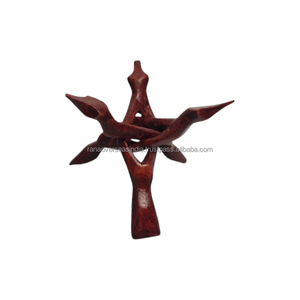 Quemador de Incienso de Madera de Álamo Forjado a Mano con Aroma a Cobra para Exhibir Cuencos de Abulón y Piedras Preciosas, Ecológico y Duradero - Product Image 1