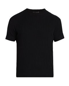 Pull en tricot à manches courtes pour homme, col rond, respirant, coton de haute qualité, couleur unie, vêtement décontracté - Product Image 4