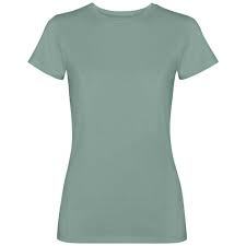 T-shirt femme slim fit, doux, respirant, coton premium, manches courtes, uni, basique, été - Product Image 2