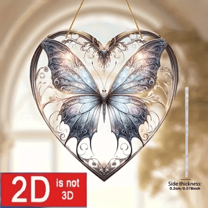 CIFbuy Farfalle Colorate in Acrilico per Decorazione Finestra, Servizio di Ritiro Temu, Regalo per la Casa, Decorazione in Cristallo, Acchiappasole - Product Image 6