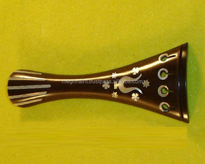 Violon Meghna International avec cordier français, selle noire en nacre et ébène, pour débutants et apprenants de musique, modèle MEG-OO4, compétitif - Product Image 1