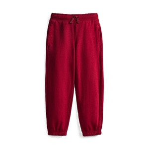 Pantalon de jogging long à cordon de serrage, taille élastique, poches, mi-lourd, décontracté, couleur unie, en tissu tricoté mélange de coton - Product Image 1