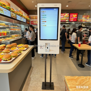 Terminal Punto de Venta <span class=keywords><strong>para</strong></span> Restaurantes de 21.5/23.8/27/32 Pulgadas, Kiosco de Pedidos Inteligente, Máquina Digital <span class=keywords><strong>para</strong></span> Pedidos de Comida, Kiosco de Pago de Autoservicio - Product Image 2
