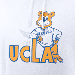 Wholesale Custom Logo Front UCLA Bruins Cotton Fleece Pullover <b>Hoodie</b> Unisex Kangaroo Pocket Casual Winter Streetwear Windproof - Product Image 4