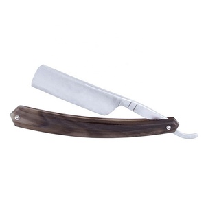 Lame de rasoir de barbier en acier inoxydable de haute qualité pour salon, couteau de coupe et d'éclaircissement pour coiffeur - Product Image 5