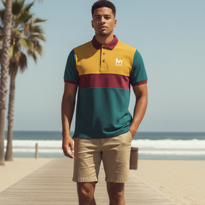 Chemises pour hommes à prix de gros abordable, en tissu toile respirant, à manches courtes, avec logo personnalisé imprimé, promotionnelles - Product Image 6