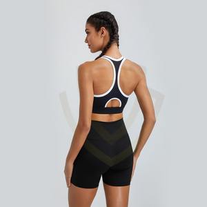 เสื้อชั้นในกีฬาไร้ตะเข็บปักลายเนื้อผ้านุ่มสบายสำหรับนักกีฬาวัยรุ่น รับสกรีนโลโก้ เสื้อชั้นในกีฬาคุณภาพสูงสำหรับโยคะ - Product Image 6