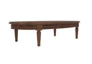 Ensemble de salle à manger rustique moderne japonais en teck massif à hauteur basse, 7 pièces, écologique, installation facile, dossier solide, pour hôtel - Product Image 4