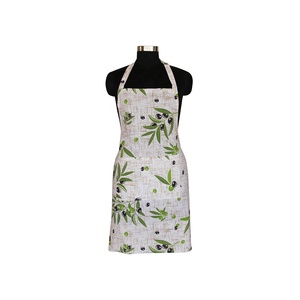Bulk Supply Customized Design 100% Pure Cotton Cooking <b>Kitchen</b> <b>Apron</b> Set Indian Manufacturer - Product Image 2