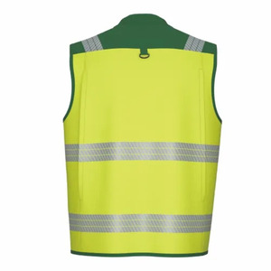 Chaleco de Seguridad Reflectante con LED de Alta Visibilidad para Hombre, con Múltiples Bolsillos, Cierre de Cremallera, Transpirable, para Trabajo al Aire Libre - Product Image 2