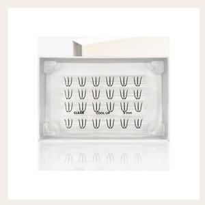 Extensiones de pestañas pre-fabricadas Olrio sin pegamento, pestañas individuales en paquete individual PLUS, transparentes y cortas, 2 tipos, elige 1 tipo de pestañas postizas. - Product Image 5