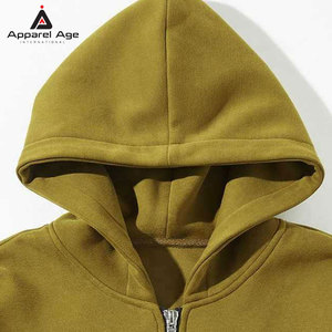 เสื้อฮู้ดซิปผู้ชายขายดีที่สุด บริการ OEM ราคาขายส่ง เสื้อฮู้ดซิปผู้ชาย ผ้าฝ้าย 100% - Product Image 3