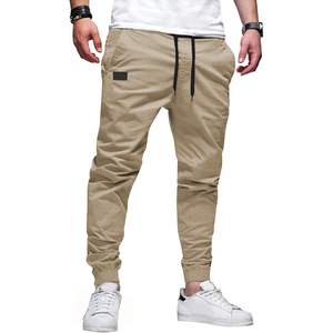 2025 Pantalones deportivos informales para hombre, pantalones cortos Cargo de poliéster de cintura alta con cierre de cordón elástico decorado con logotipos - Product Image 4