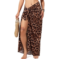 Dames strand chiffon badpak omslagdoeken doorschijnende bikini wraps voor badkleding badpak omslag