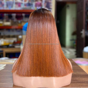 วิกผมตรงสลวยแบบผมมนุษย์แท้ วิกผมเวียดนามแบบติดลูกไม้ด้านหน้า วิกผมแบบไม่ต้องใช้กาวสำหรับผู้หญิงผิวสี - Product Image 2