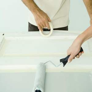 クレープ紙自動車マスキングテープ-48mm x 50m耐熱性120 ℃ 、ゴム接着剤残留物無料ヘビーデューティー - Product Image 4