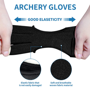 Guantes de Tiro con Arco Impresos, Duraderos, Ajustables, Profesionales, para Diestros y Zurdos, Hombres, Mujeres, Jóvenes, Deportes con Arco - Product Image 3