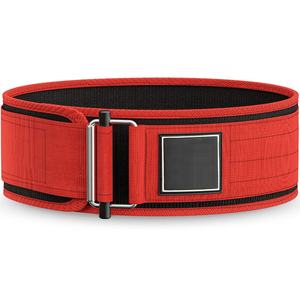 Precio de fábrica, venta al por mayor, logotipo personalizado, cinturón de levantamiento de pesas de neopreno autoblocante de 4 pulgadas, equipo de levantamiento de pesas profesional de nailon 100% - Product Image 5