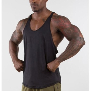 Fashion Solid Sleeveless Sports Tank Top Custom Men's Basketball Running Training Fitness Gym <b>Vests</b> Shirt - Product Image 3