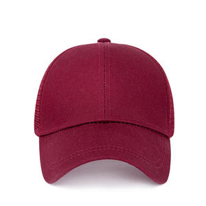RICSA Breathable Mesh <b>Baseball</b> <b>Cap</b> 3D Embroidery Adjustable Unisex Casual Hat Spring Summer Outdoor Adult Fit Model 624 Pink Red - Product Image 2